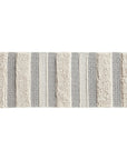 Asher Woven Texture Stripe Bath Rug