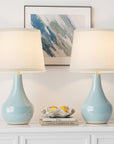 Ivy Bronx 19.5" Ceramic Bedside Table Lamp with Socket Switch