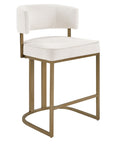 August Upholstered Counter Stool
