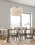 Ebern Designs 24" 6-Light Dimmable Drum Chandelier