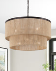 Ebern Designs 24" 6-Light Dimmable Drum Chandelier