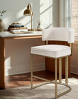 August Upholstered Counter Stool