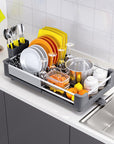 KINGRACK Adjustable Stainless Steel Dish Rack