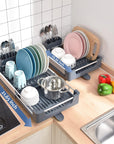 KINGRACK Adjustable Stainless Steel Dish Rack