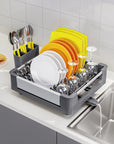 KINGRACK Adjustable Stainless Steel Dish Rack
