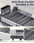 KINGRACK Adjustable Stainless Steel Dish Rack