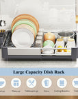KINGRACK Adjustable Stainless Steel Dish Rack