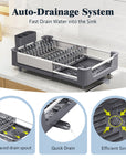 KINGRACK Adjustable Stainless Steel Dish Rack