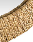 East Urban Home Handwoven Grass Round Wall Mirror - detail view