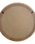East Urban Home Handwoven Grass Round Wall Mirror - styled interior
