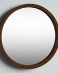 Mercury Row Loftis Mirror - Walnut Brown