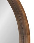 Mercury Row Loftis Mirror - Rustic Brown