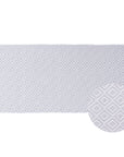 Rectangular placemat with geometric pattern on a white background