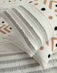 Olga 7-Piece Embroidered Comforter Set - Taupe
