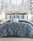 Shawnee 8-Piece Comforter Set - Blue