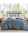 Shawnee 8-Piece Comforter Set - Blue