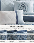 Shawnee 8-Piece Comforter Set - Blue