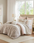 Shawnee 8-Piece Comforter Set - Blush