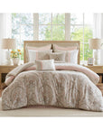 Shawnee 8-Piece Comforter Set - Blush