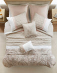 Shawnee 8-Piece Comforter Set - Blush