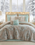 Shawnee 8-Piece Comforter Set - Seafoam