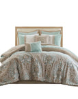 Shawnee 8-Piece Comforter Set - Seafoam