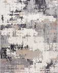 Brown Abstract Area Rug