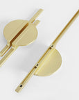 Gold Luxury Metal Modern Wardrobe & Kitchen Handles( 1 Pair)