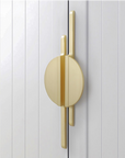 Gold Luxury Metal Modern Wardrobe & Kitchen Handles( 1 Pair)