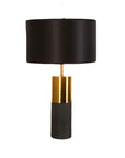 Black Stone Lamp - The Jardine Store