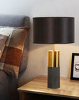 Black Stone Lamp - The Jardine Store