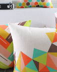Diamond Cut Decorative Cushion Pillows (FILLING INCLUDED) - The Jardine Store