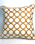 New design cotton fabric embroidery cushion pillows (FILLING INCLUDED) - The Jardine Store