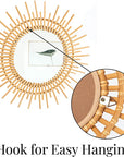 Round Mirror Vintage Sunburst - MyJardine