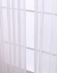 Sheer Curtain Panel (WHITE) - The Jardine Store