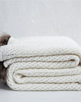 Throw Blanket Herringbone Chenille Kitten For Bedroom Sofa Living Room - MyJardine