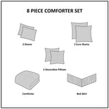 Shawnee 8 Piece Comforter Set by 501 Designs