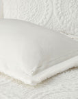 Arya Embroidered Medallion Faux Fur Ultra Plush Comforter Mini Set By Madison Park