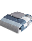 Jaxon Stripe 7 Piece Comforter  Set with Bed Sheets