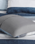 Jaxon Stripe 7 Piece Comforter  Set with Bed Sheets