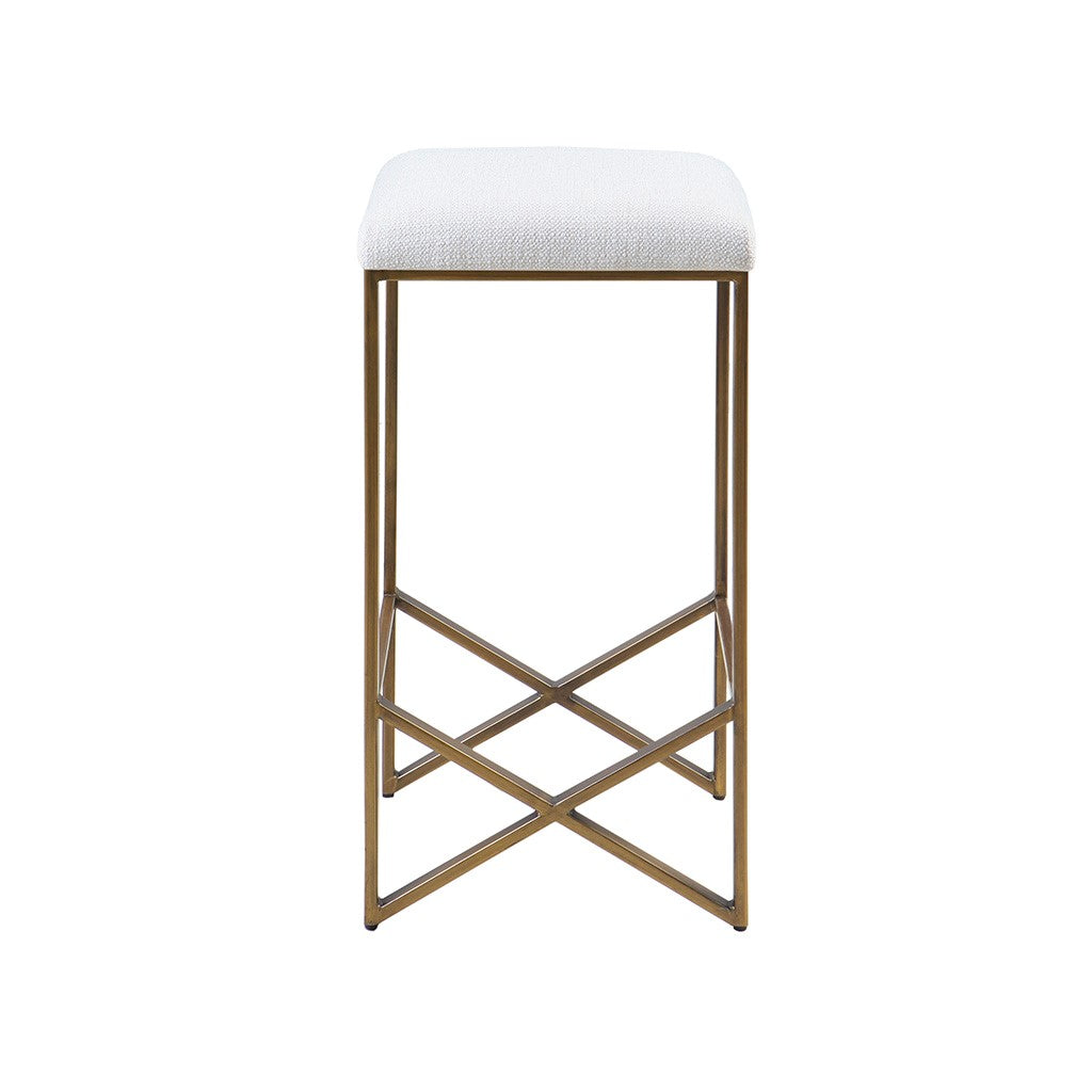 Marino Backless Upholstered Counter Stool 26"H