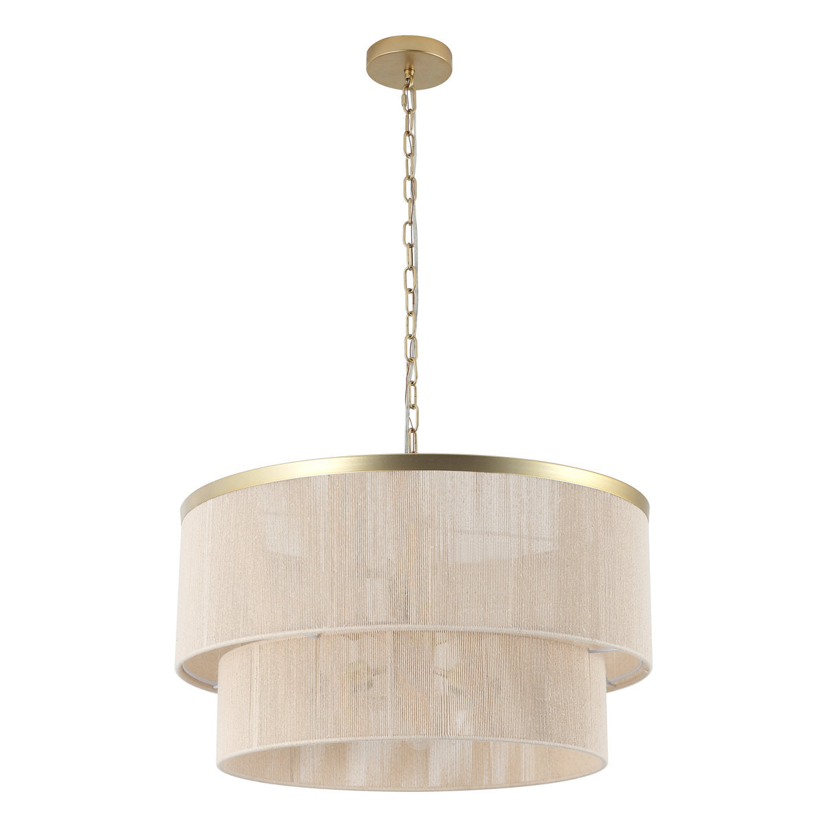 Ebern Designs 24" 6-Light Dimmable Drum Chandelier