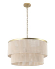 Ebern Designs 24" 6-Light Dimmable Drum Chandelier