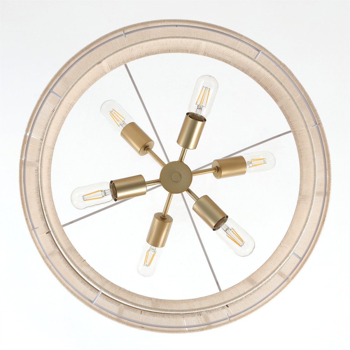 Ebern Designs 24" 6-Light Dimmable Drum Chandelier