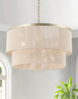 Ebern Designs 24" 6-Light Dimmable Drum Chandelier