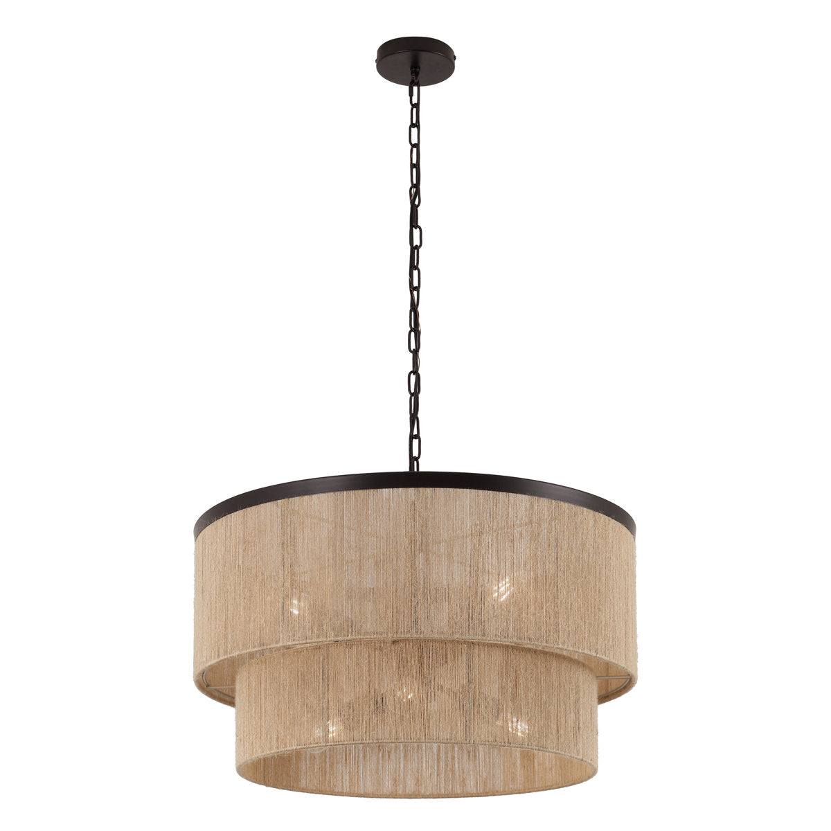Ebern Designs 24" 6-Light Dimmable Drum Chandelier