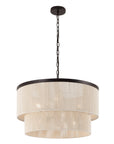 Ebern Designs 24" 6-Light Dimmable Drum Chandelier