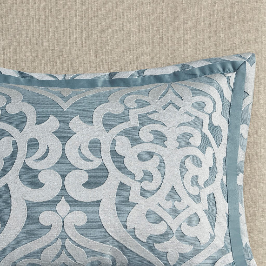 Odette 8 Piece Jacquard Comforter Set