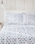 Blue Whale Boys Bed Sheet