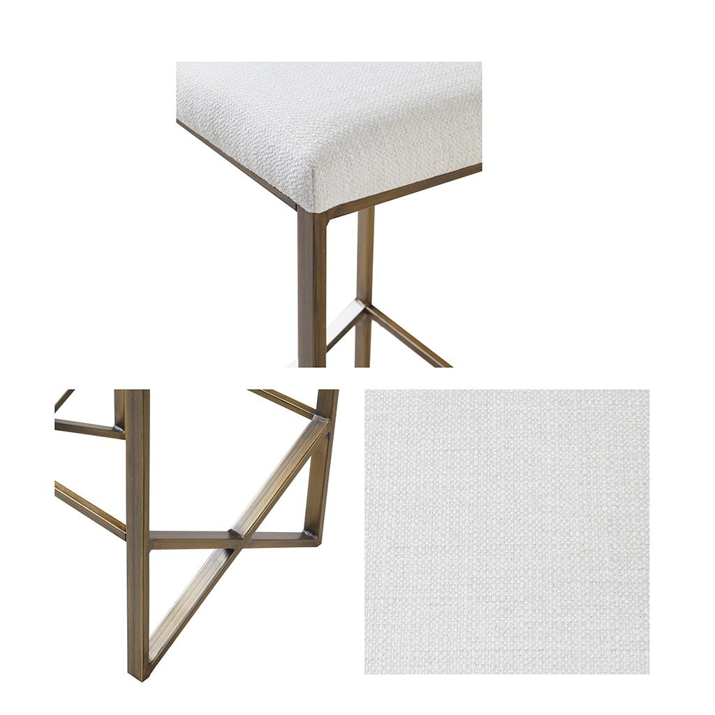 Marino Backless Upholstered Counter Stool 26"H